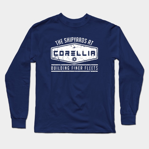 Corellian Shipyards Long Sleeve T-Shirt by PopCultureShirts